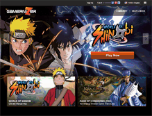 Tablet Screenshot of gamernizer.com